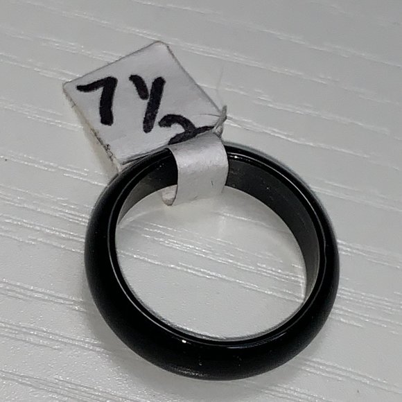 Onyx Solitaire Rings - Picture 11 of 11